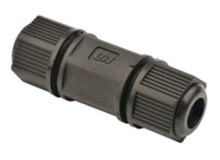 The MEAN WELL CJ04 connector is essentially a plastic cylinder connector with an IP68 rating designed to prevent water from entering the connection.