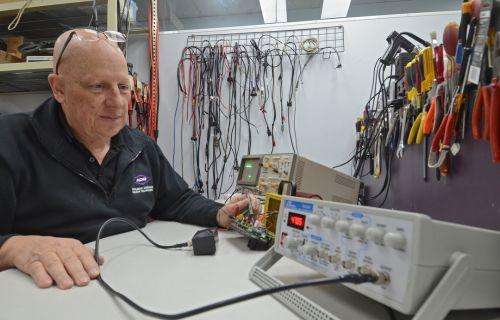 Richard at Test Bench ADM