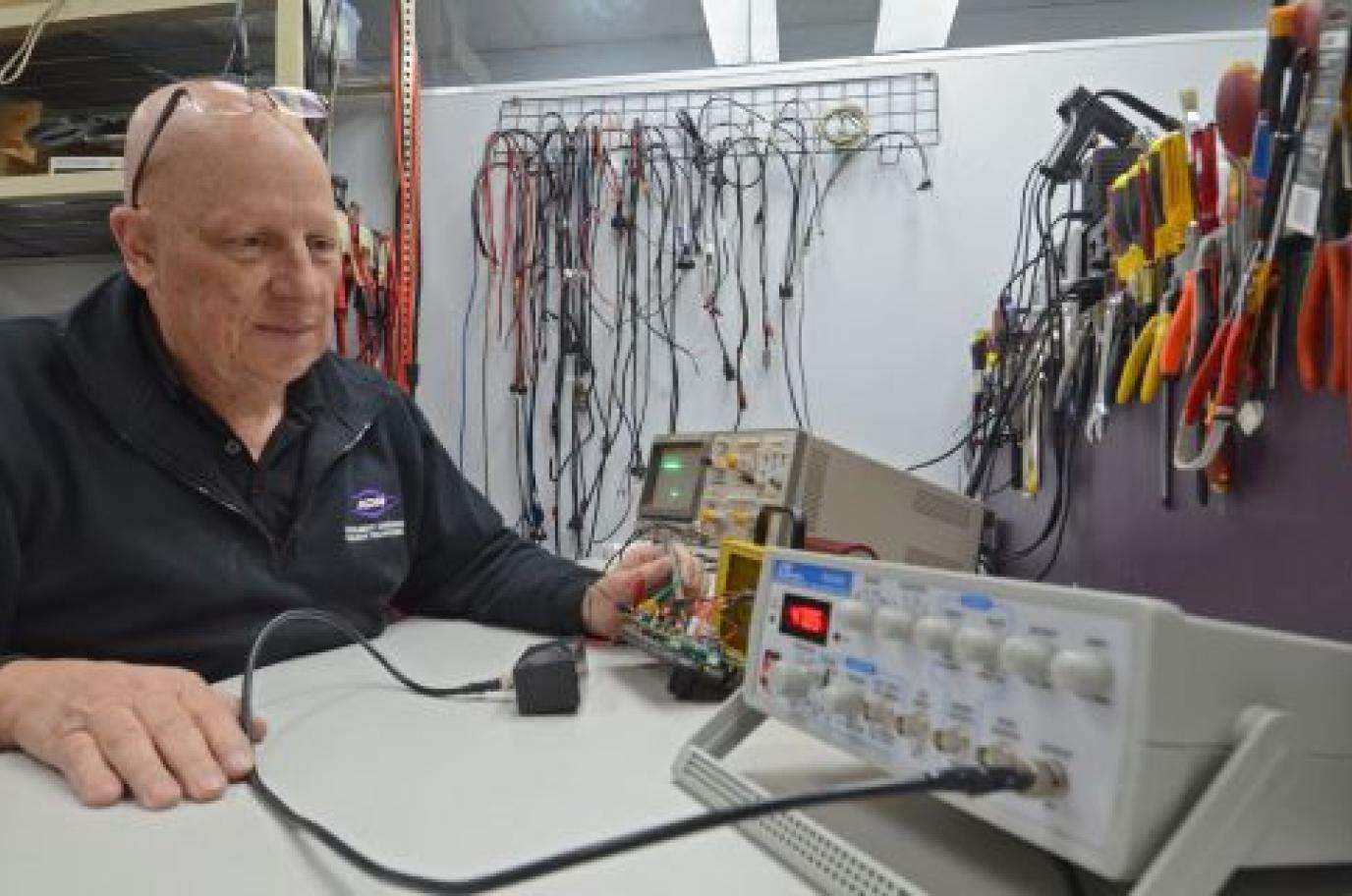 Richard at Test Bench ADM