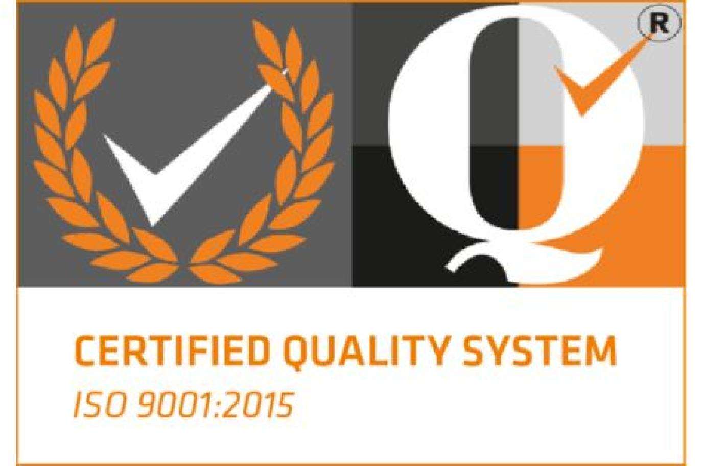 Certified Quality System ISO9001:2015