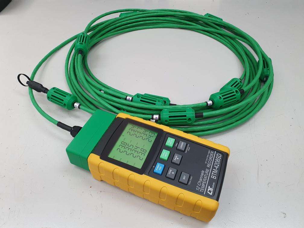 Bespoke solution to measure temperature of drilled blast holes in mining