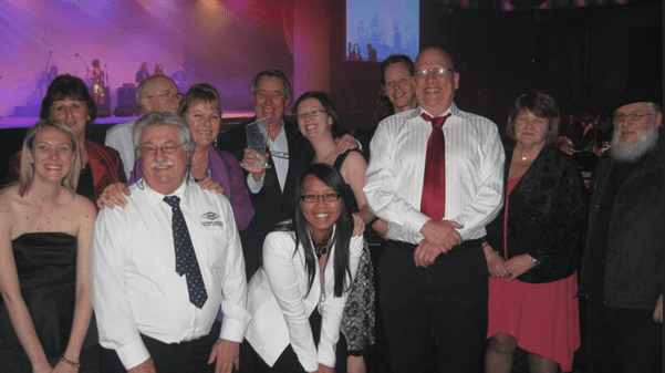 Rhonda with the ADM Team